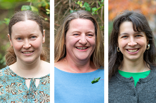 Julia Mantel, Silke Kracht und Leonie Ledergerber